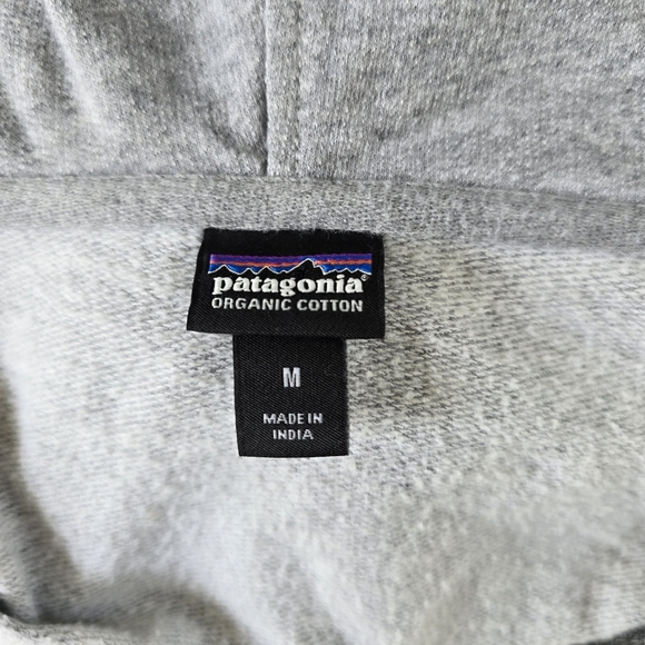 Patagonia Women's Ahnya Full-Zip Hoodie Organic Cotton Grey Size M - Picture 2 of 5
